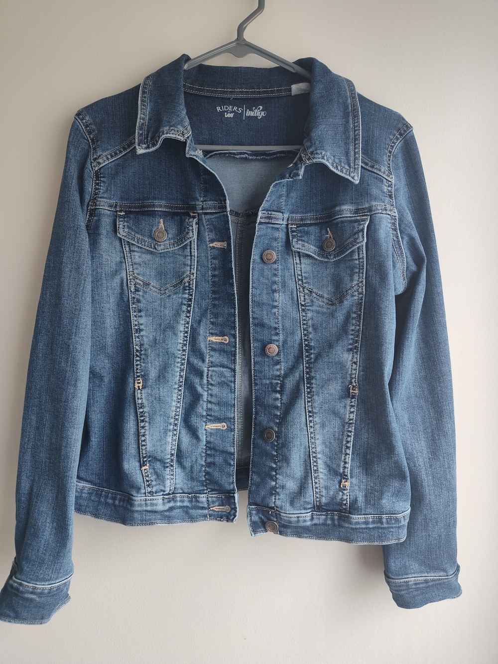 Riders by Lee Medium Wash Blue Denim Jacket